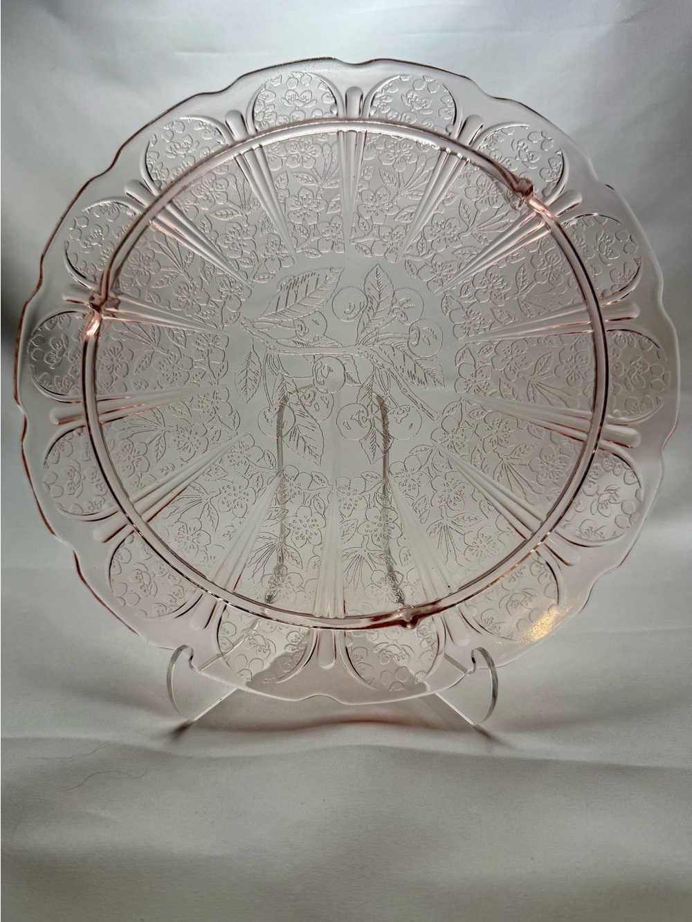 Jeannette Glass - Vintage Cake Plate